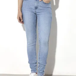 ONLY Women Skinny Fit High-Rise Heavy Fade Stretchable Jeans-image-54