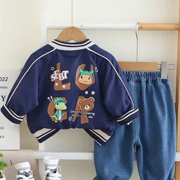 StyleCast x Revolte Boys Printed T-shirt with Shirt & Trousers Clothing Set-picture-7