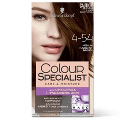 Schwarzkopf Colour Specialist Permanent Hair Colour - Medium Hazelnut Brown 4.54-picture-14