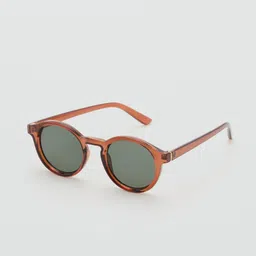 MANGO MAN Round Sunglasses with UV Protected Lens - 17091193-picture-12