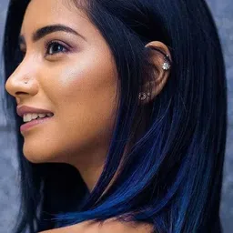 florero Instant Hairstyle Temporary Hair Crème Gloss Color Wax for Men and Women , blue image 2