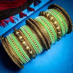 Amika Women Sea Green Bangle-picture-39