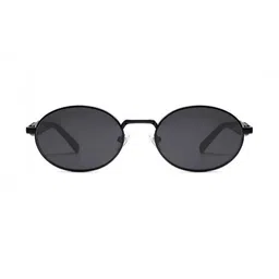 Being Better Unisex Black Lens & Black Round Sunglasses with image 5