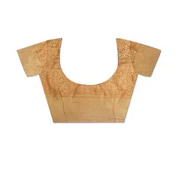 Anouk Rustic Ethnic Motifs Woven Design Organza Saree image 4