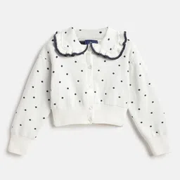 Chicco Girls Geometric Printed Cotton Cardigan-image-35