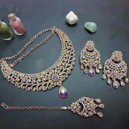 VATSALYA creation Alloy Multicolor Jewellery Set-picture-41
