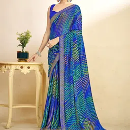 KALINI Woven Design Striped Festive Saree-image-8