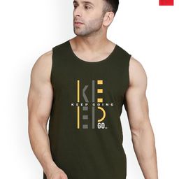 SLOWLORIS Men Pack of 2 Printed Bio-Wash Combed Cotton Gym Vests-picture-44