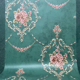 guru vishnu enterprises Paper Nature Green, Gold, Pink Wallpaper image 3