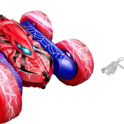 kokee toys Rechargeable Remote Control Stunt Racing Car Toy with Light & Music For Kids image 1