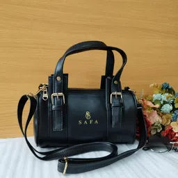 safa Black Women Sling Bag STYLISH DUFFLE LADIES SLING BAG-picture-19