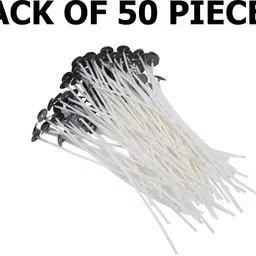 magicmoon 7 INCHES CANDLE MAKING WICK , WAX COATED CANDLE WICK THREAD Candle image 3