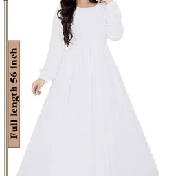 sarinku Embellished Georgette Stitched Flared/A-line Gown image 5