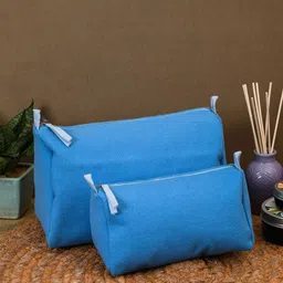 ratan cart Women Blue Cosmetic Bag-picture-25
