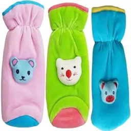 budum budum BABY TEDDY VELVET SIX BOTTLE COVERS TUTTIE ON NECK image 5