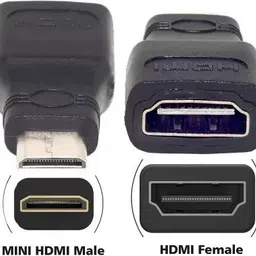 ULTRABYTES Mini HDMI adapter, HDMI female to Mini HDMI Male Connector Gaming Adapter image 4