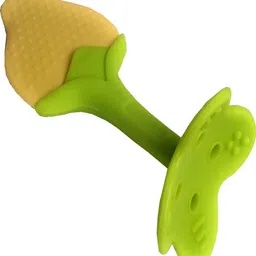 ambiaim international Fruit Shape Silicone Teethers Soft Stick Chews Nibbler for Baby Dental Care Teether image 2