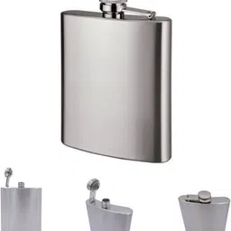 protos india.net Stainless steel Hip Flask image 2