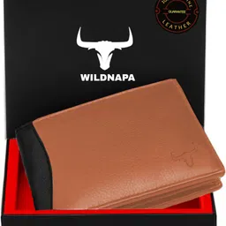 wild napa Men Tan Genuine Leather RFID Wallet-picture-18