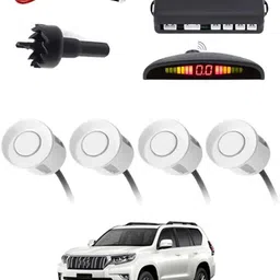 zplus 4White Parking Sensor With LED Display Increased Safety For Car-174 Safety of Passengers/Car One Alarm Kit-1689 Parking Sensor-picture-23
