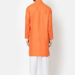omkar enterprisess Men Cotton Blend Kurta Pyjama Set image 2