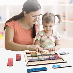 webby Traffic Jam Table Top Board Game Fun Family Puzzle for Kids, Teenager and Adult Strategy & War Board Game image 2