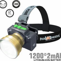 daily needs shop Rechargeable Head Lamp With 3 Mode LED Almunium Body 150W Laser 2400 mAh Battery Torch-picture-37