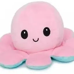 mhk REVERSIBLE OCTOPUS Stuffed Soft Toy for Kids, Children Playing(Multicolor) - 18 cm image 3
