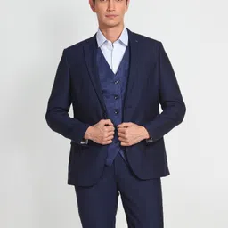 arrow Men 3 Piece Suit Solid Suit image 1