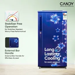 candy 185 L Direct Cool Single Door 2 Star Refrigerator image 3
