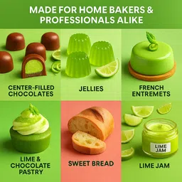 confect Lime Powder | Pure & Natural Powder for Baking, & DIY Recipes Nutrition Drink image 3