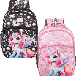wayland Medium 24 L Backpack Unicorn Printed Kids School Bag for Girls Set of 2 Backpack-picture-45