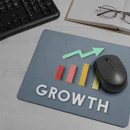 ARTOLIC Growth D1 Mouse Pad for Office & Gaming Non-Slip Rubber Base 9x7.5 Inch Non Slip Base Mousepad image 3