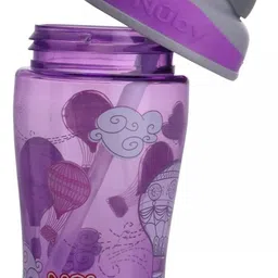 nuby Flip-IT Boost Sipper with thin straw for your Child 360ml-Purple image 5