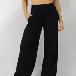 progeny Women Striped Black Track Pants-picture-23