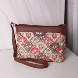 zouk Multicolor Women Sling Bag Mughal Art Multicolor Harmony Sling Bag-picture-7