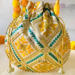 byra Women Yellow Potli-picture-10