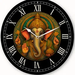 tikamenterprise Analog 25 cm X 25 cm Wall Clock image 1