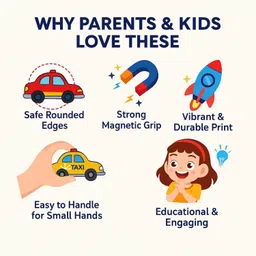 rufastories Vehicles Fridge Magnet Pack of 23 image 2