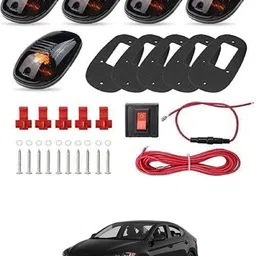 Universal 12V Waterproof Amber Car Top Roof Mouse Shape Light-87 Fog Lamp Car, Truck, Van LED for Hyundai (12 V, 55 W)-image-78