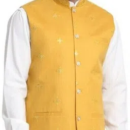 kraft india Embroidered Men Waistcoat-picture-26