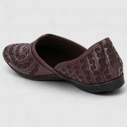 house of pataudi Synthetic Leather Slip-On Casuals For Men image 3
