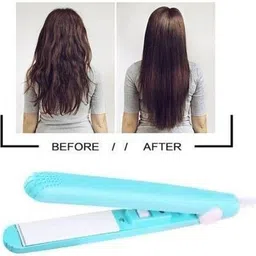 ZAUKY Hair Straightener Mini Professional Hair Pressing Machine With Temperature Control, Flat Iron Plate With Plastic Storage Box Pack Of 1 (Random color) Hair Straightener (Multicolor) Hair Straightener Mini Professional Hair Pressing Machine With Temperature Control Hair Straightener (Multicolor) Hair Straightener image 3