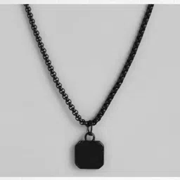 fab creations Rhodium Alloy Pendant Set image 1