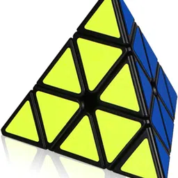 hawkister QiYi Pyramid Black Base Pyraminx Speed Cube Smooth Turning Magic Puzzle image 2