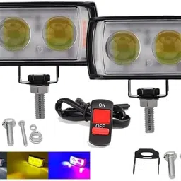 roashcollection LED Fog Lamp Unit for Honda, Universal For Car, Bajaj 7 Series, A-Class-picture-23