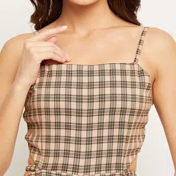 camla Checkered Women Jumpsuit image 4