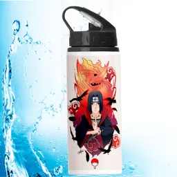 printingzone Naruto Sipper Water Bottle Anime Printed Bottle For kids Boys Girl (BS-60) 600 ml Water Bottle-picture-24