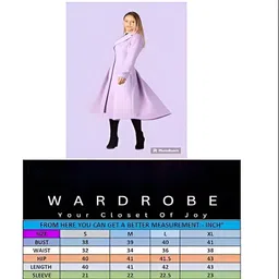 jahaan Lyocell Solid Coat For Women image 3