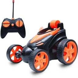 atoz toys 3D Lights Famous Remote Control Racing Car + SMALL STUNT CAR Toy ( PACK OF TWO) image 3